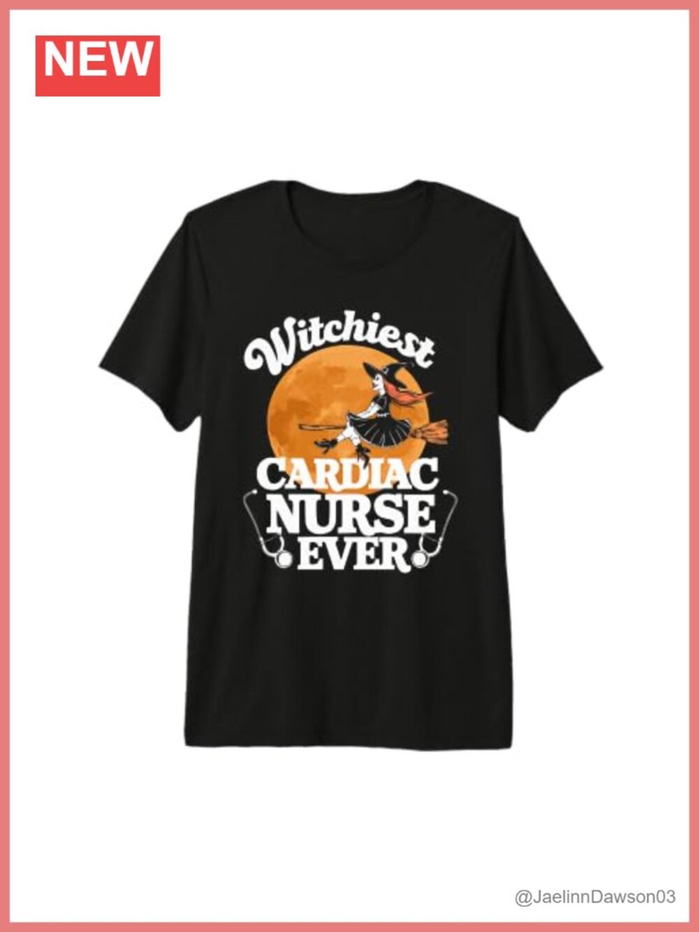 Cardiac Nurse Halloween Trick or Treat Tri-Blend Tee